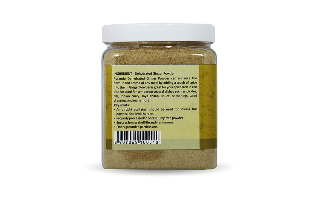 Puramio Ginger & Garlic Powder    Plastic Jar  600 grams